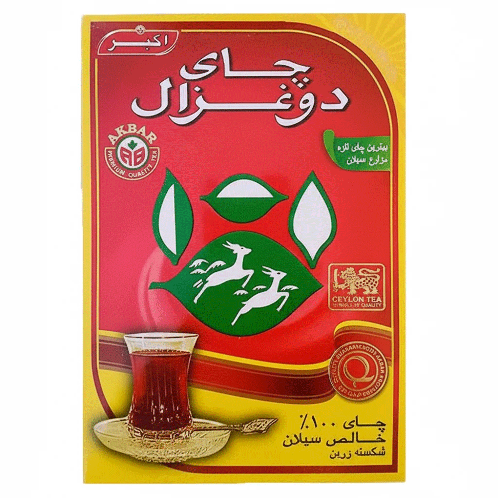 چای دو غزال قرمز 