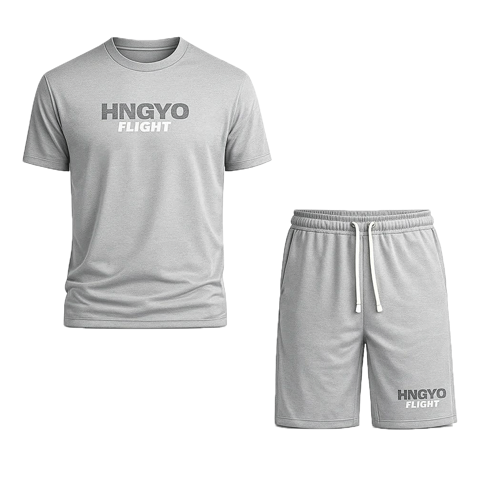 ست تیشرت و شلوارک مردانه HNGYO FLIGHT