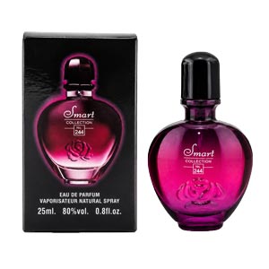 ادکلن ۲۵ میل اسمارت کالکشن کد ۲۴۴ - رایحه پاکو رابان بلک ایکس اس زنانه -Paco Rabanne Black XS for Her