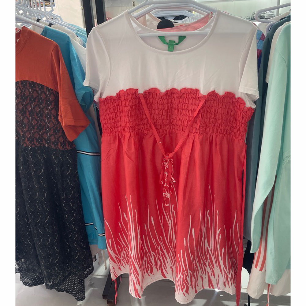 سارافون نخی زنانه (طرح گندم‌زار) کد R3036