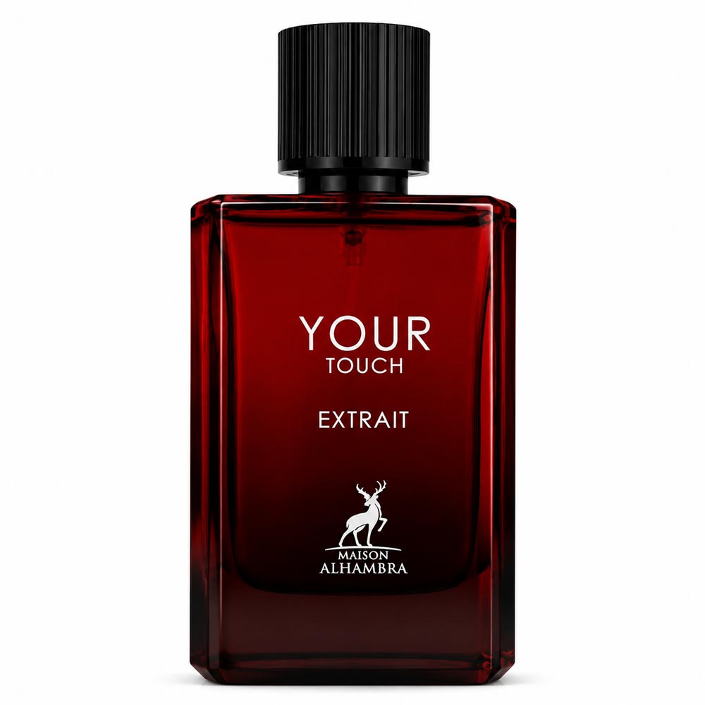 ادکلن الحمبرا مدل یور تاچ اکستریت Your Touch Extrait_ مشابه آرمانی استرانگر ویت یو پارفوم