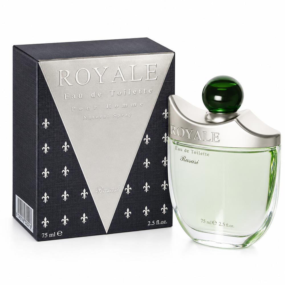 ادکلن مردانه الرصاصی رویال گرین (Rasasi Royal Green) 75 میل
