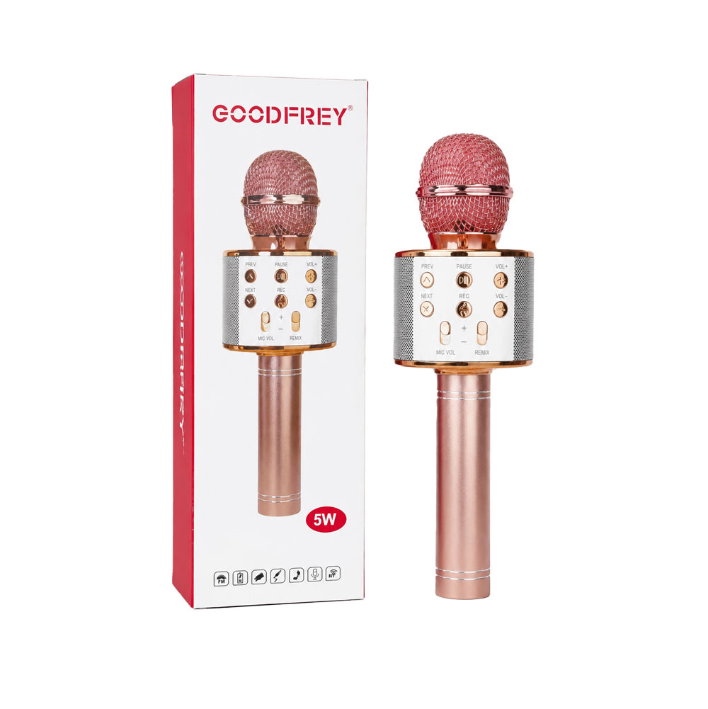 میکروفون بی سیم و اسپیکر بلوتوثی گودفری (Goodfrey) مدل 5W
