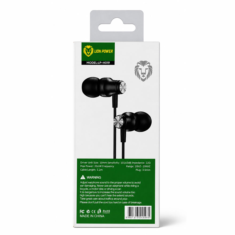 هندزفری سیمی LION POWER مدل LP-H019