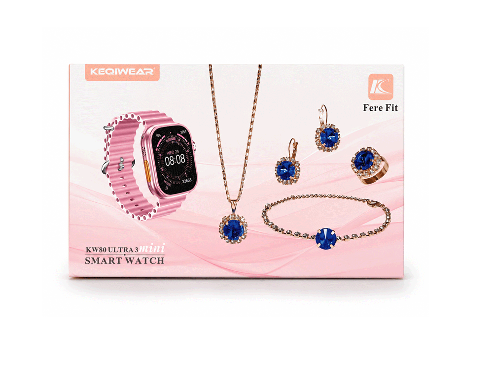 ساعت هوشمند KEQIWEAR مدل KW80 Ultra 3 Mini