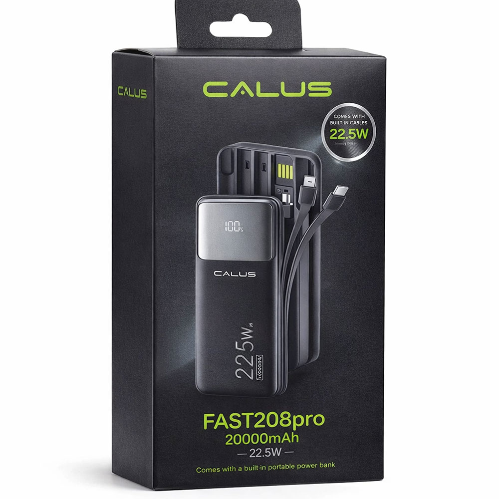 پاوربانک فست شارژ کالوس مدل CALUS FAST 208 Pro 